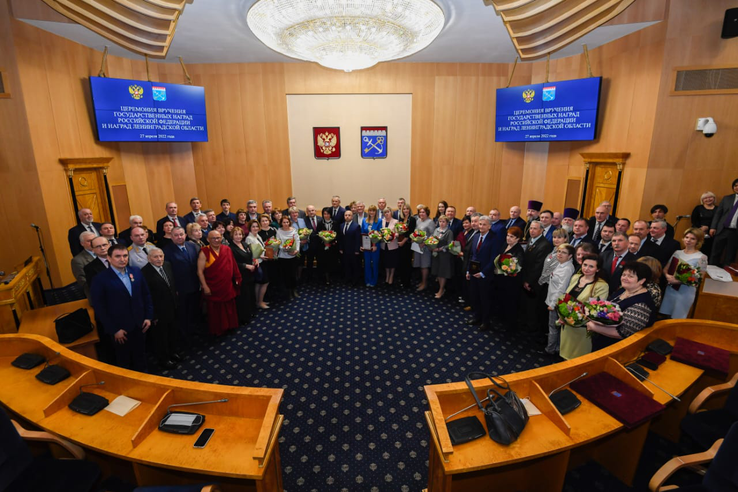 Торжественная церемония вручения государственных наград Российской Федерации и наград Ленинградской области